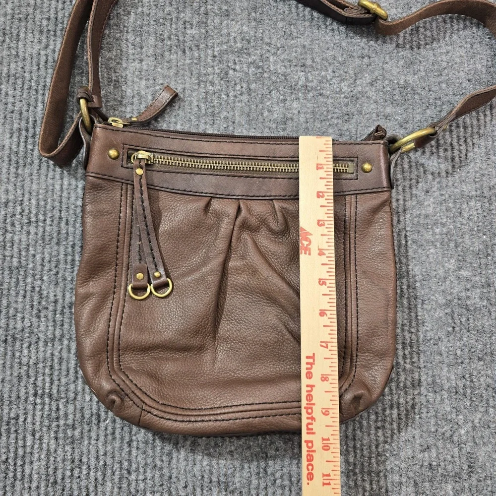 Fossil Genuine Leather‎ Women's Brown Crossbody Soft Leather Bag Purse